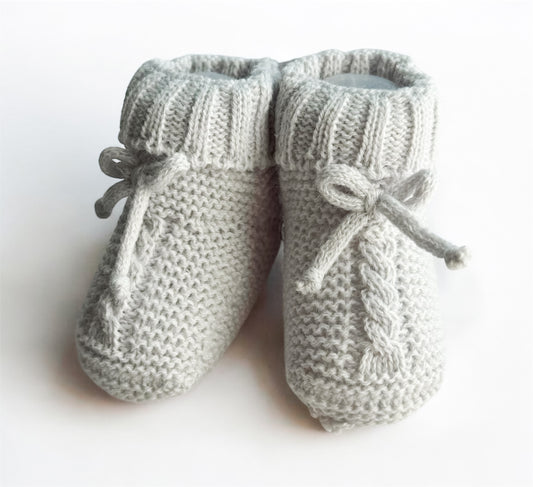 Noa Cable Knit Booties – Multiple Colors