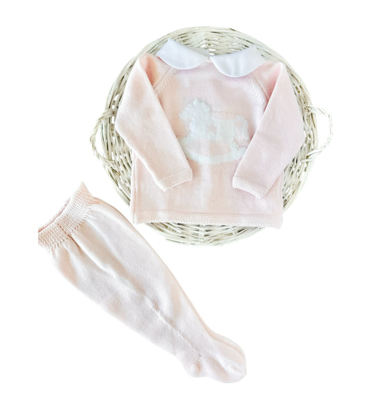 Rocking Horse Set Pink