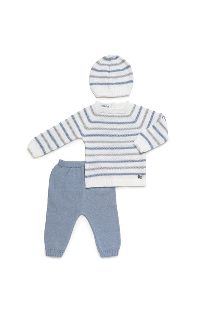 Celeste Spanish Baby Boy Knit Set – 3 Piece